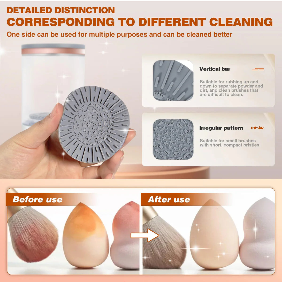 LumaClean™ Makeup Brush Cleaner